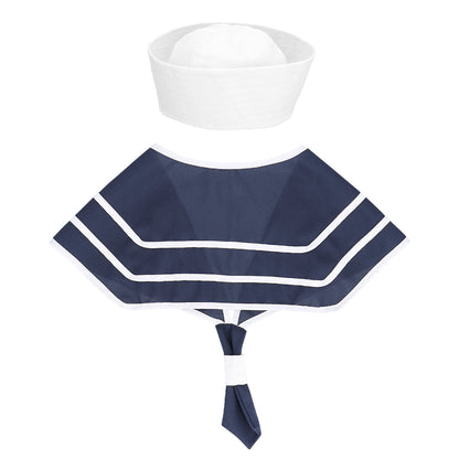 Déguisement Marin Complet - Chapeau, Cape et Cravate