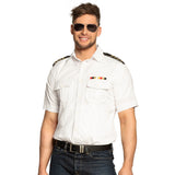 Chemise Militaire Blanche Homme - Déguisement Officier