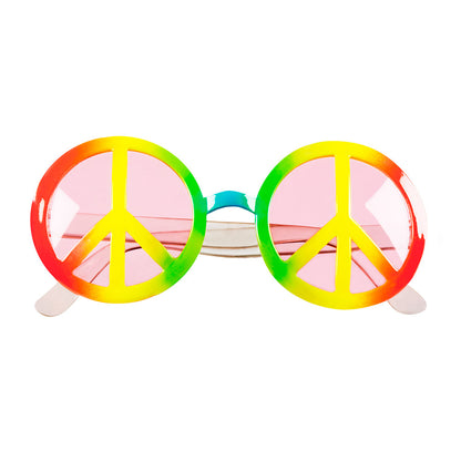 Lunettes Peace and Love Arc-en-Ciel - Accessoire Années 70