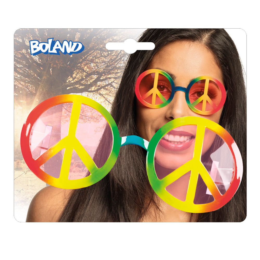 Lunettes Peace and Love Arc-en-Ciel - Accessoire Années 70