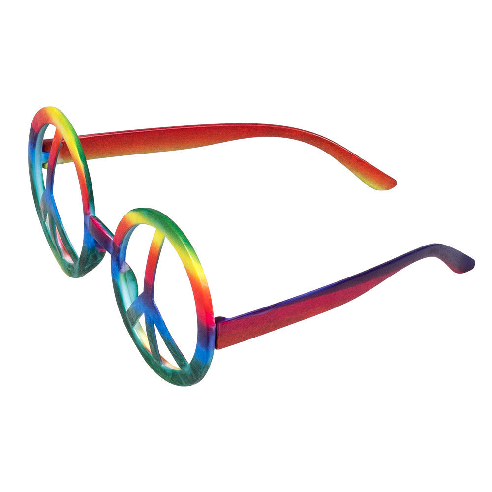Lunettes Peace & Love Rainbow - Symbole Paix Multicolore