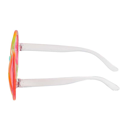 Lunettes Peace and Love Hippie Multicolores avec Bandeau