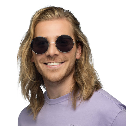 Lunettes Rondes Teintées - Accessoire Rétro Années 70