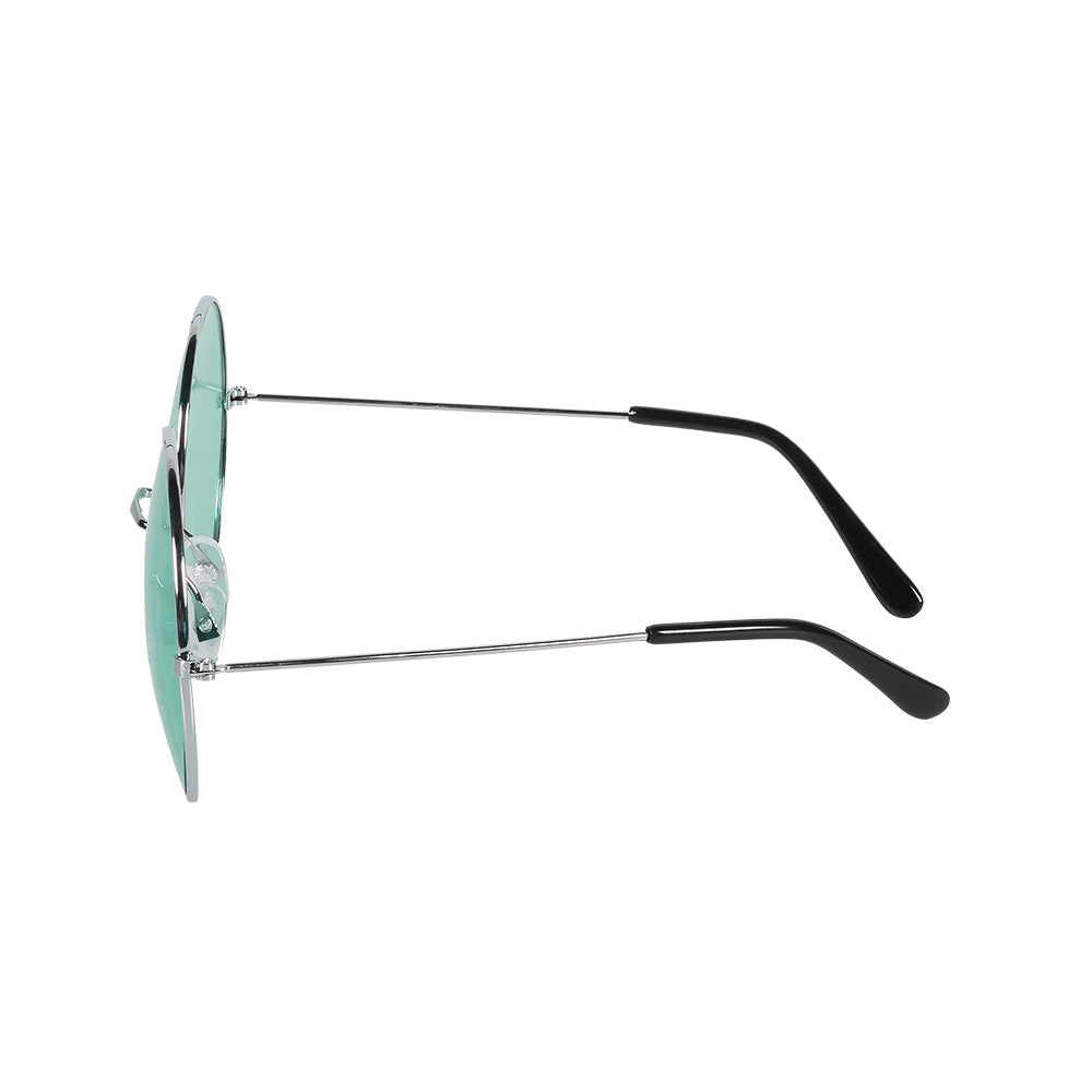 Lunettes Rondes Teintées Vert Menthe - Accessoire Rétro Années 70
