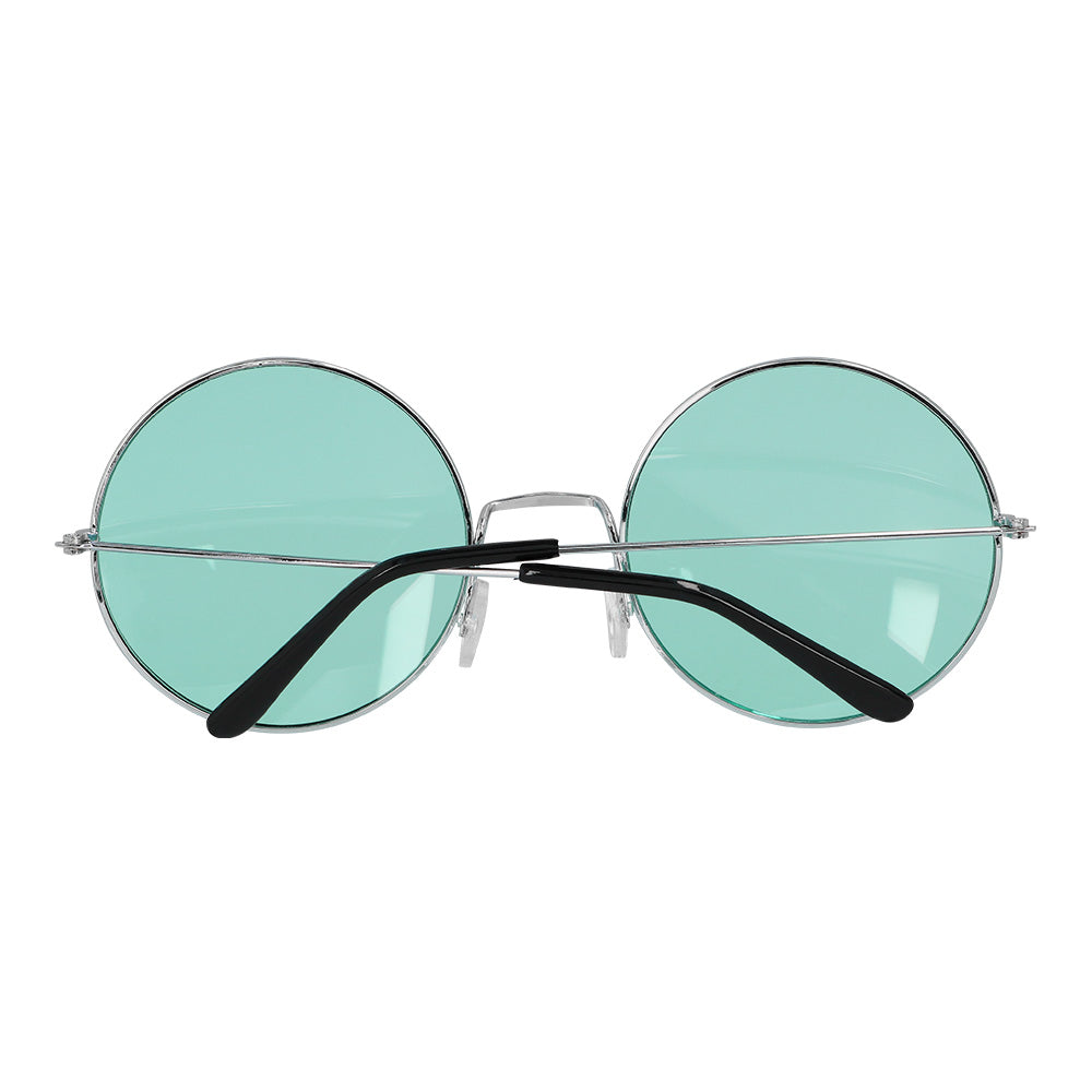 Lunettes Rondes Teintées Vert Menthe - Accessoire Rétro Années 70