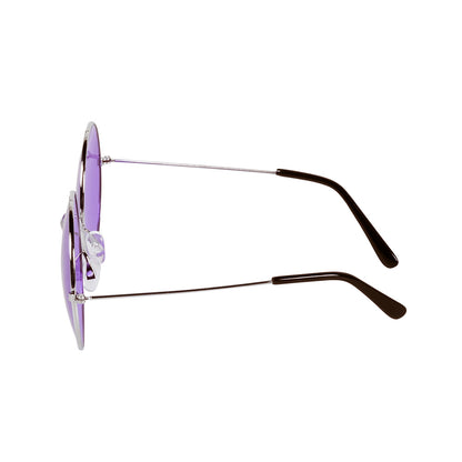 Lunettes Rondes Teintées Violet - Accessoire Fête Années 70