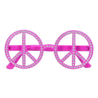 Lunettes Peace and Love - Déguisement Hippie Années 70
