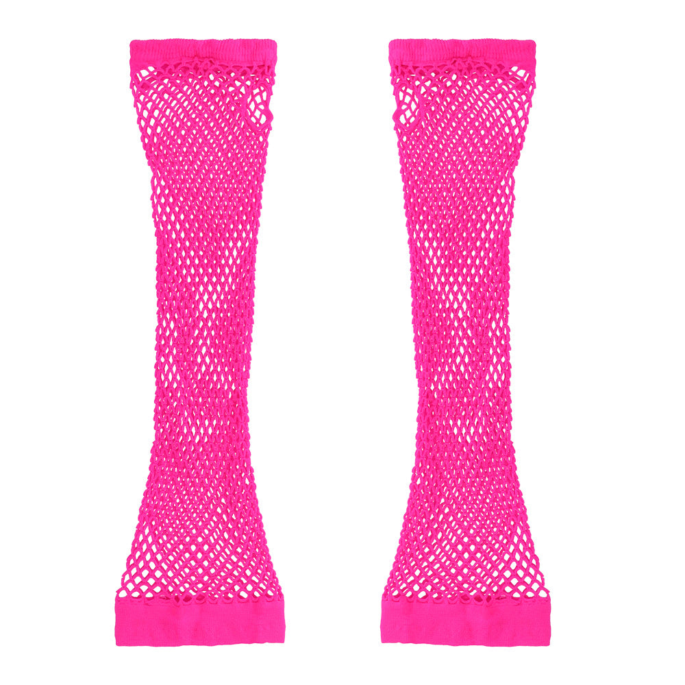 Kit Disco Années 80 Fluo : Colliers, Bracelets & Accessoires