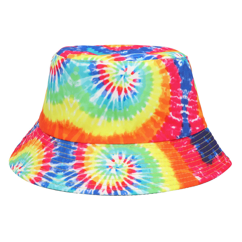 Chapeau Bucket Tie-Dye Rainbow Adulte et Enfant
