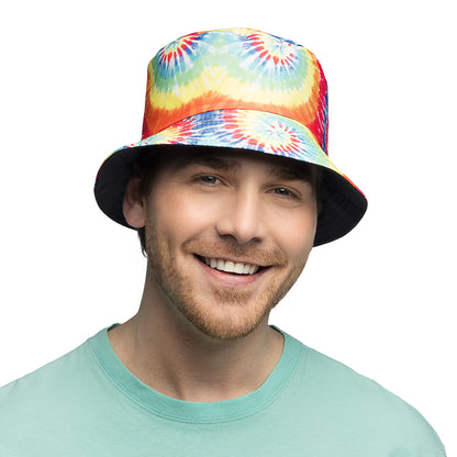 Chapeau Bucket Tie-Dye Rainbow Adulte et Enfant