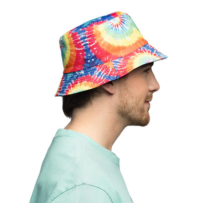 Chapeau Bucket Tie-Dye Rainbow Adulte et Enfant