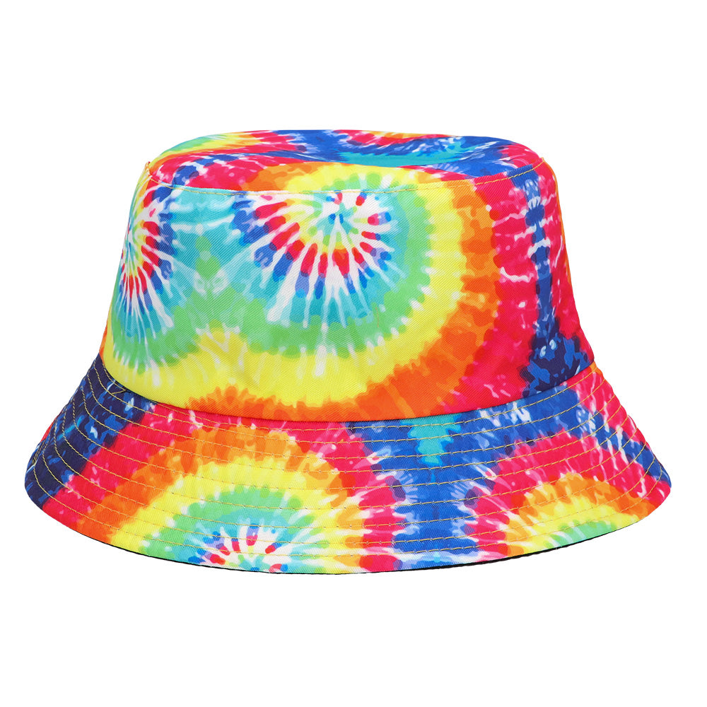 Chapeau Bucket Tie-Dye Rainbow Adulte et Enfant