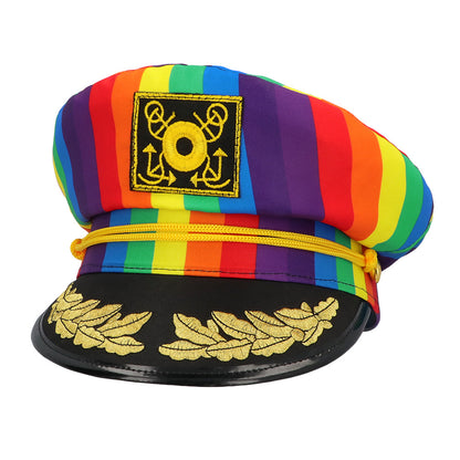 Casquette Commandant Rainbow Pride - Accessoire Déguisement