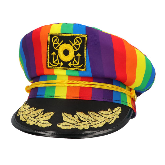 Casquette Commandant Rainbow Pride - Accessoire Déguisement
