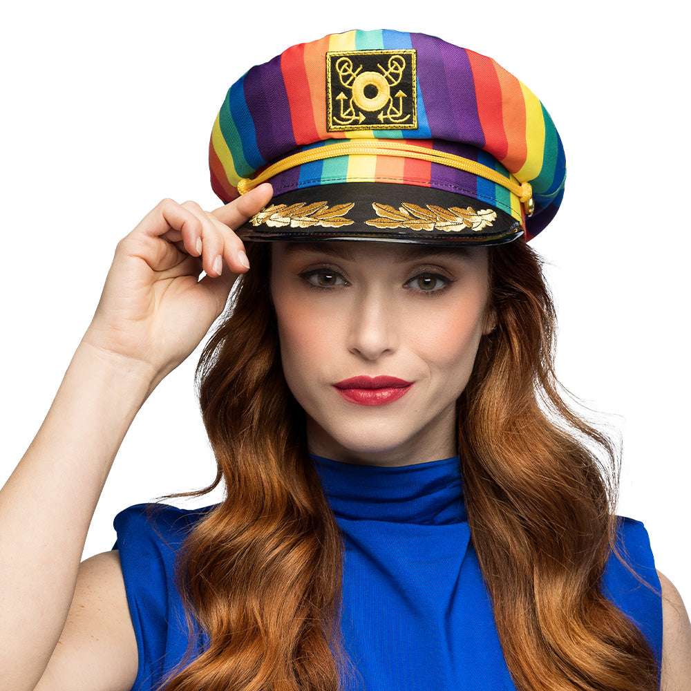 Casquette Commandant Rainbow Pride - Accessoire Déguisement