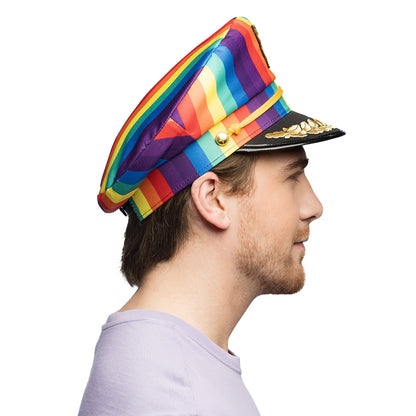Casquette Commandant Rainbow Pride - Accessoire Déguisement