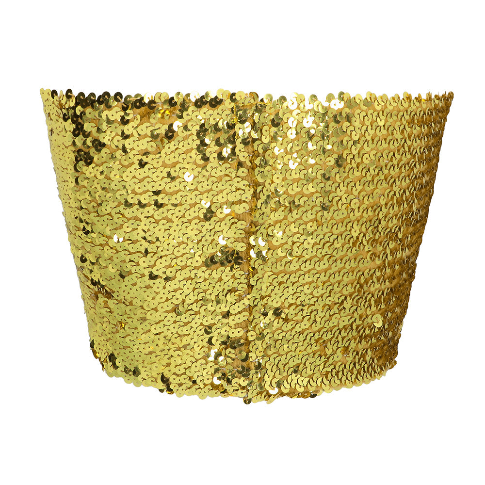 Bustier Paillettes Or Femme - Accessoire Disco Party Chic