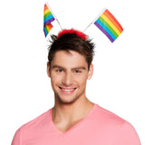 Serre-tête Antennes Arc-en-ciel LGBT Pride Party
