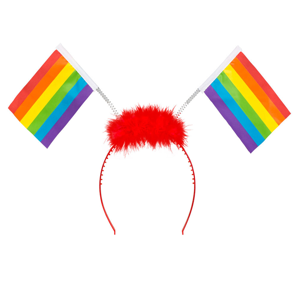 Serre-tête Antennes Arc-en-ciel LGBT Pride Party