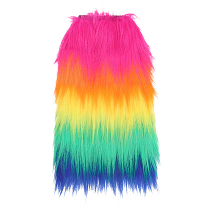 Jambières Fluo Arc-en-Ciel Dégradé | Accessoire Rave Party