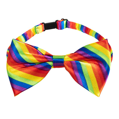 Kit Accessoires Rainbow Pride Complet - Lunettes, Noeud Pap', Bretelles