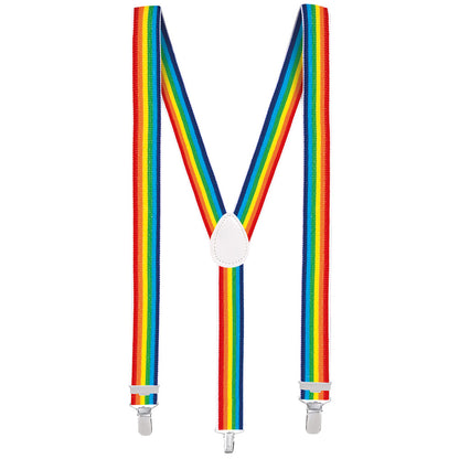 Kit Accessoires Rainbow Pride Complet - Lunettes, Noeud Pap', Bretelles