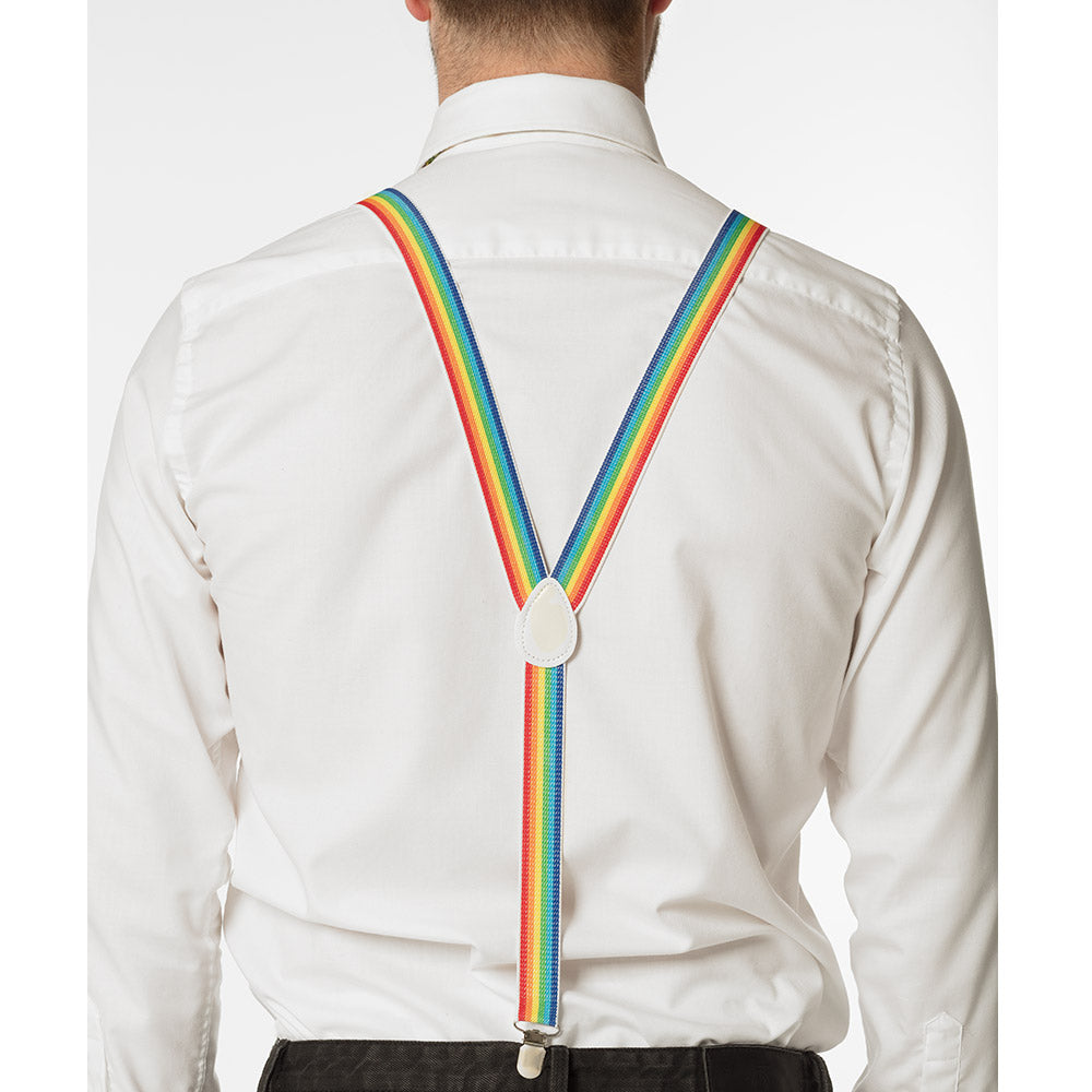Kit Accessoires Rainbow Pride Complet - Lunettes, Noeud Pap', Bretelles