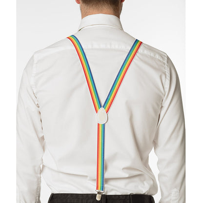 Kit Accessoires Rainbow Pride Complet - Lunettes, Noeud Pap', Bretelles