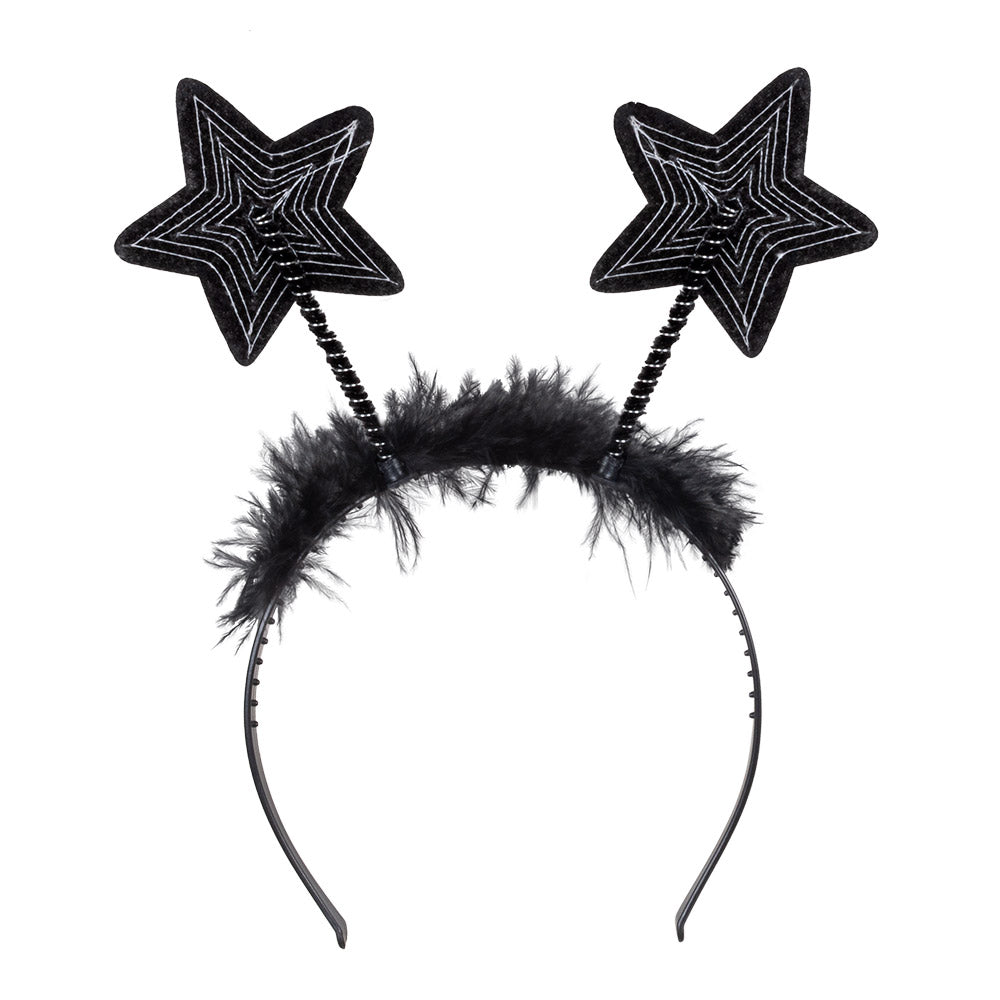Serre-tête Étoiles Paillettes Multicolores - Accessoire Fête