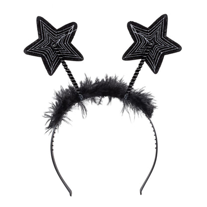 Serre-tête Étoiles Paillettes Multicolores - Accessoire Fête