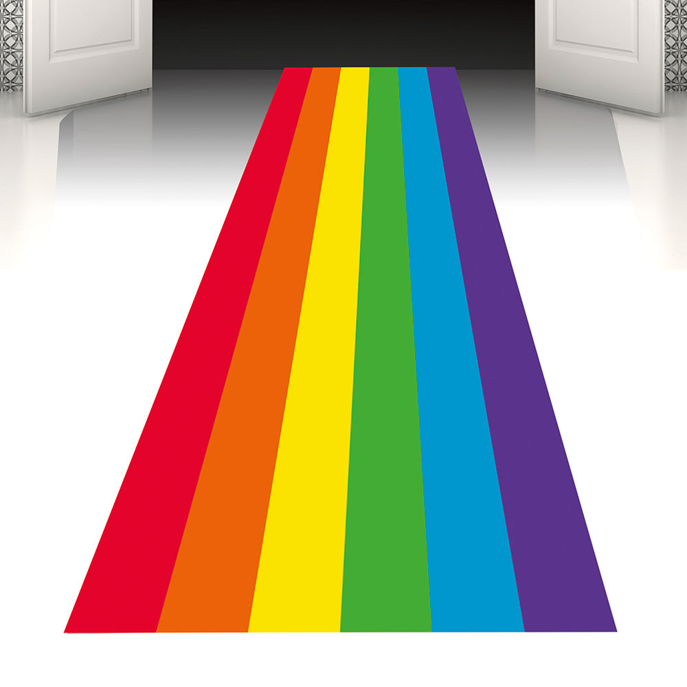 Tapis Arc-en-ciel Party Carpet 450x60cm - Décoration Fête
