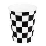 Gobelet Damier Noir et Blanc - Décoration Fête Formule 1