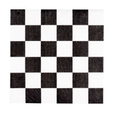 Nappe Damier Noir et Blanc 130x180cm pour Fête