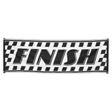 Bannière FINISH Damier Course Automobile Racing Party