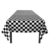 Nappe Damier Noir et Blanc - Accessoire Fête Party