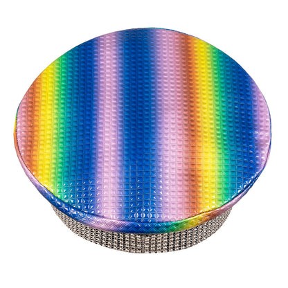 Casquette Holographique Arc-en-ciel Disco Paillettes