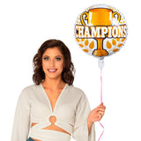 Ballon Hélium Champions Trophée Or - Décoration Fête Victoire