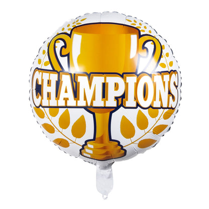 Ballon Hélium Champions Trophée Or - Décoration Fête Victoire
