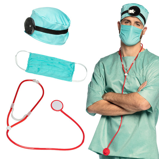 Kit Déguisement Médecin Chirurgien Complet - Accessoires Médicaux