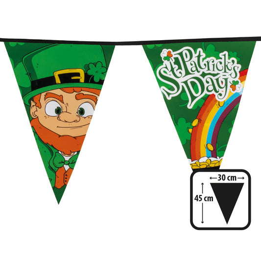 Guirlande Saint Patrick - Leprechaun Arc-en-ciel 45cm
