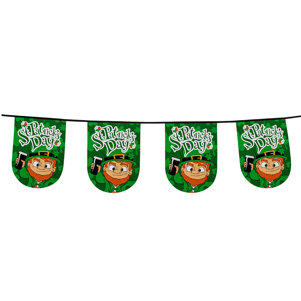 Guirlande St Patrick's Day - Lutin Trèfle 27 cm