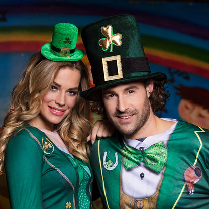 Haut de Forme Leprechaun Vert - Déguisement Saint Patrick