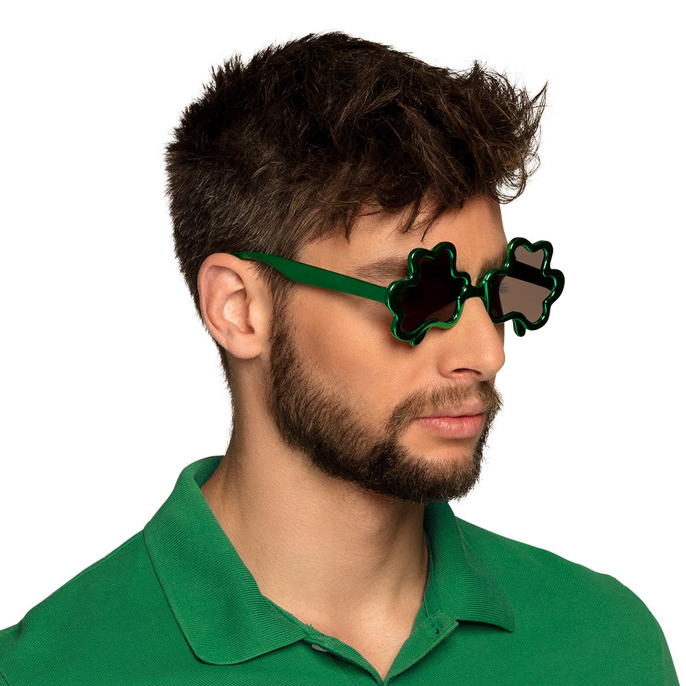 Lunettes Trèfle Vert Saint Patrick - Accessoire Fête