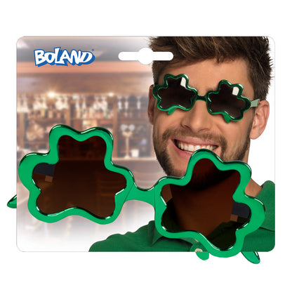 Lunettes Trèfle Vert Saint Patrick - Accessoire Fête