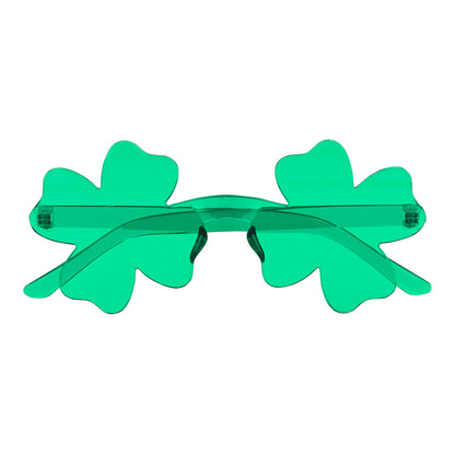 Lunettes Trèfle Saint Patrick Vertes - Accessoire Fête Irlandaise
