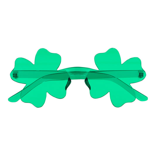 Lunettes Trèfle Saint Patrick Vertes - Accessoire Fête Irlandaise