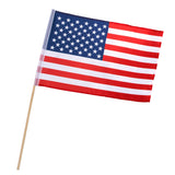 Drapeau Américain avec Bâton - Accessoire Patriotique USA