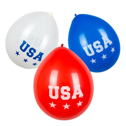 Ballons USA Drapeau Américain - Set de 3 Ballons Patriotiques