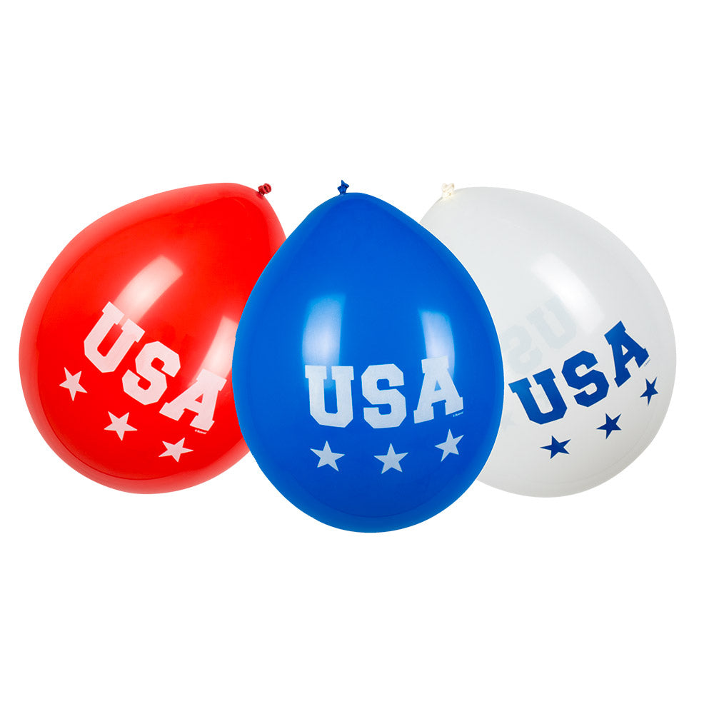 Ballons USA Drapeau Américain - Set de 3 Ballons Patriotiques