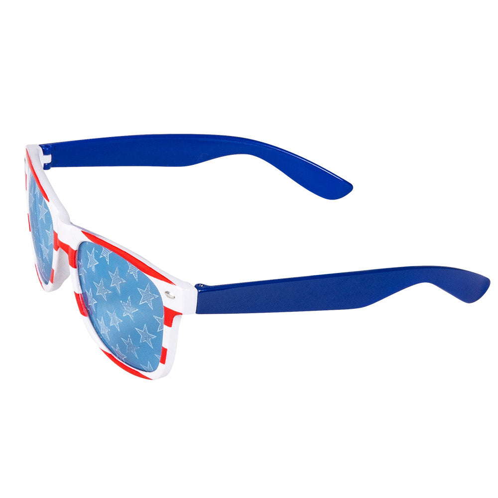 Lunettes Drapeau Américain - Accessoire Fête Patriotique